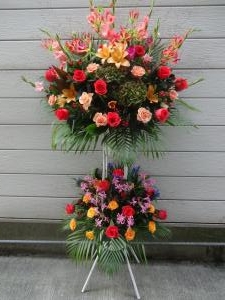 御祝スタンド花です｜「緑花園」　（徳島県吉野川市の花キューピット加盟店 花屋）のブログ