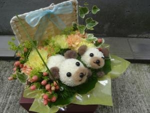 アニマルフラワーお届けしました｜「緑花園」　（徳島県吉野川市の花キューピット加盟店 花屋）のブログ