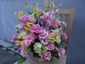 アレンジお届けしました｜「緑花園」　（徳島県吉野川市の花キューピット加盟店 花屋）のブログ