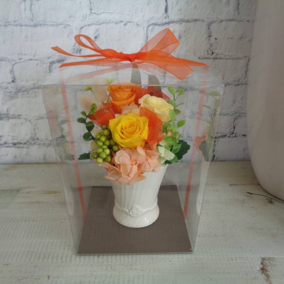 プリザ・黄色・オレンジ系