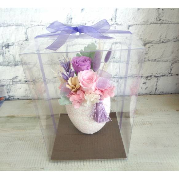 プリザ和モダン・藤色