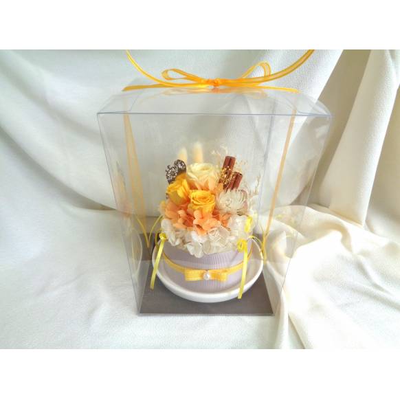 ぷりざフラワーホールケーキミニ・レモン