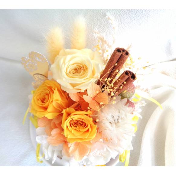 ぷりざフラワーホールケーキミニ・レモン