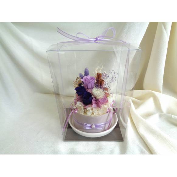 ぷりざフラワーホールケーキミニ・グレープ