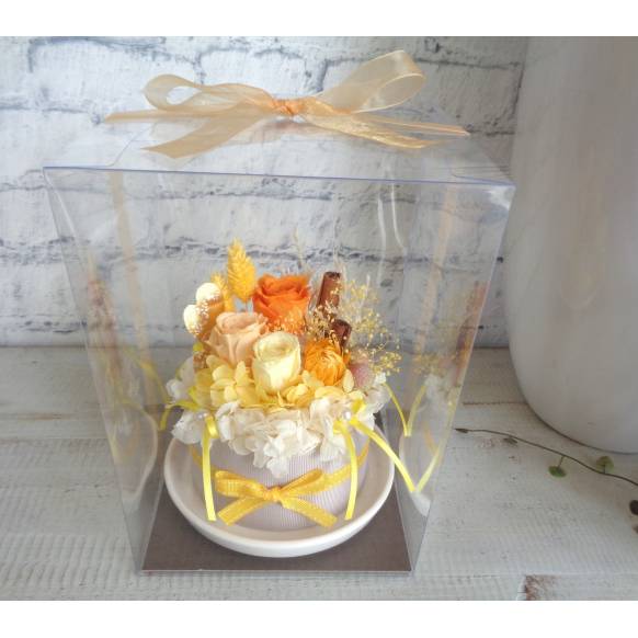 ぷりざフラワーホールケーキミニ・レモン